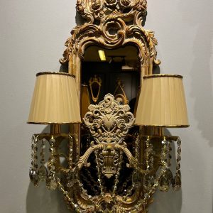 دیوارکوب لوستری کریستالی کد 5003